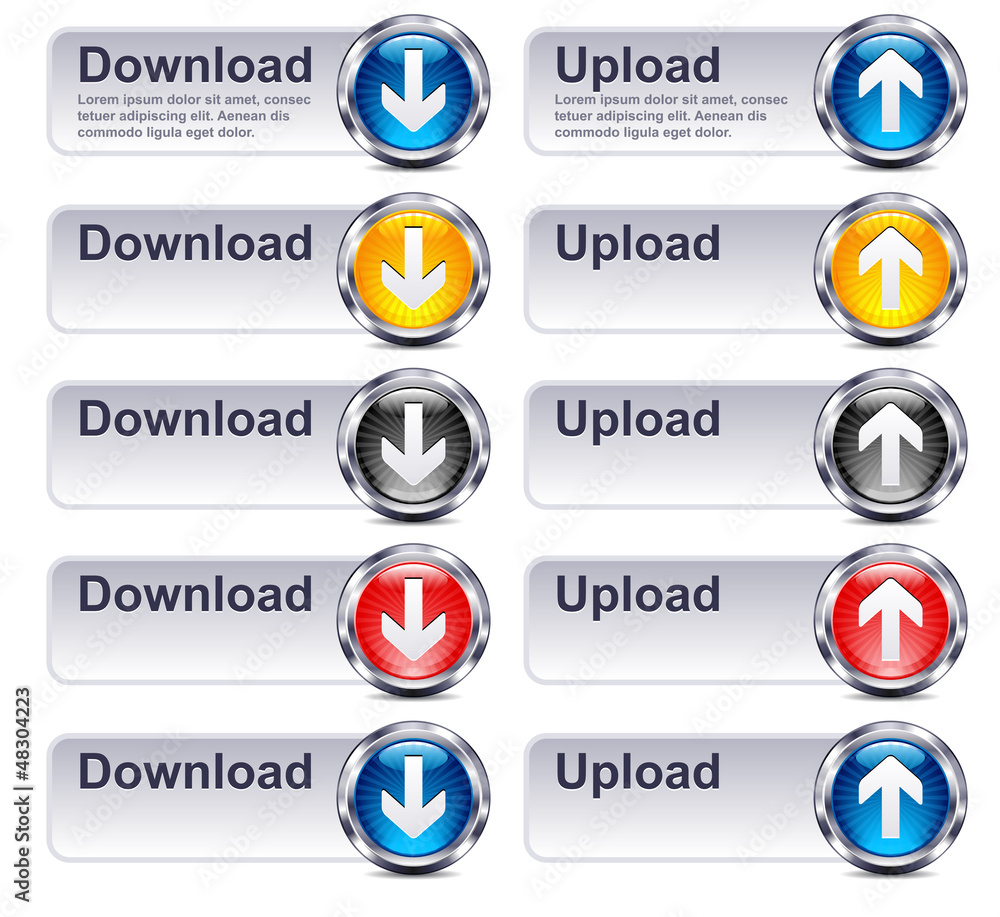 Upload Download Files - Internet button Gel Icon Upload Download Files - Internet button Gel Icon