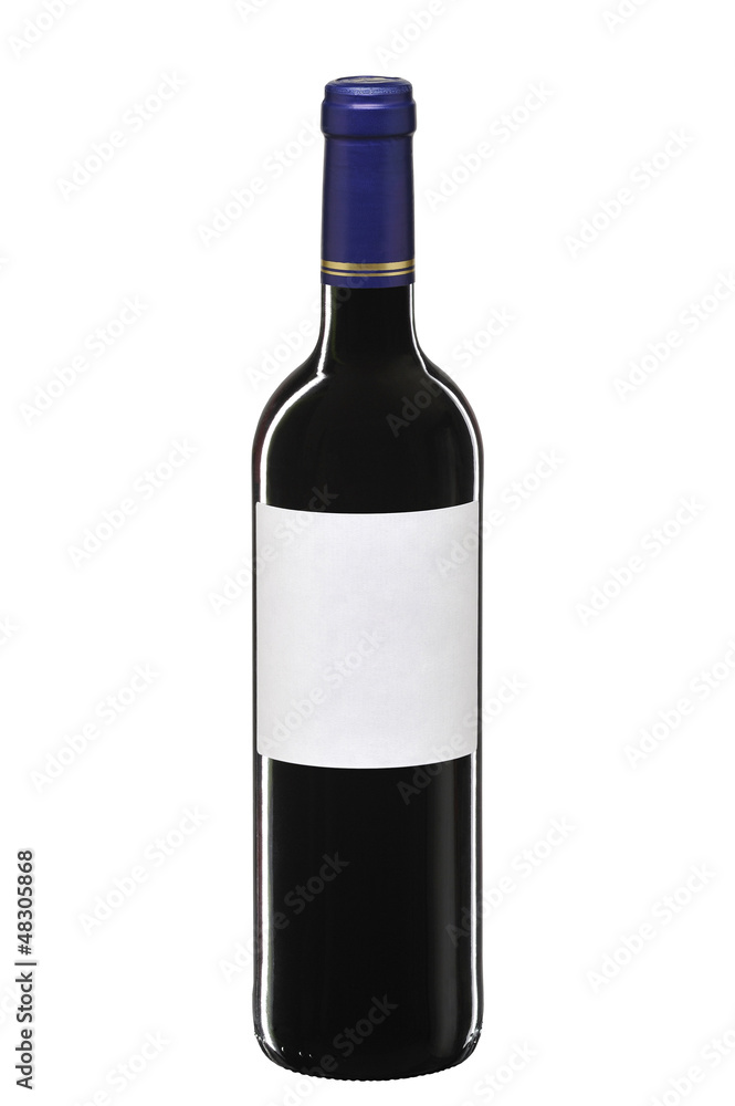 botella de vino tinto