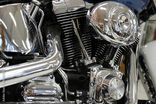Motor eines Motorrads