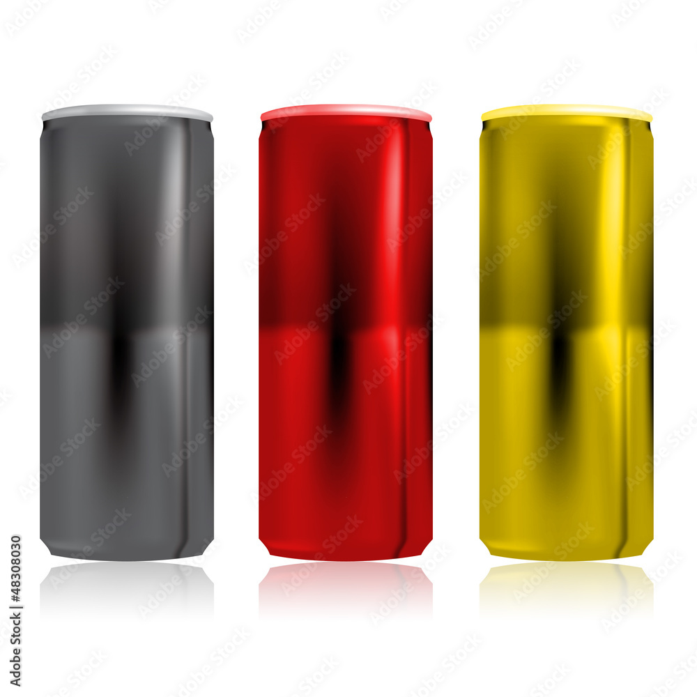 Trois boissons chromées Trois boissons chromées