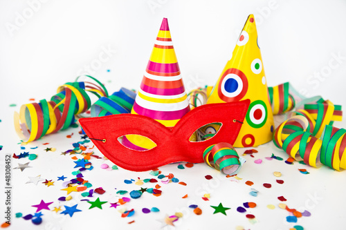 Colorful party decorations