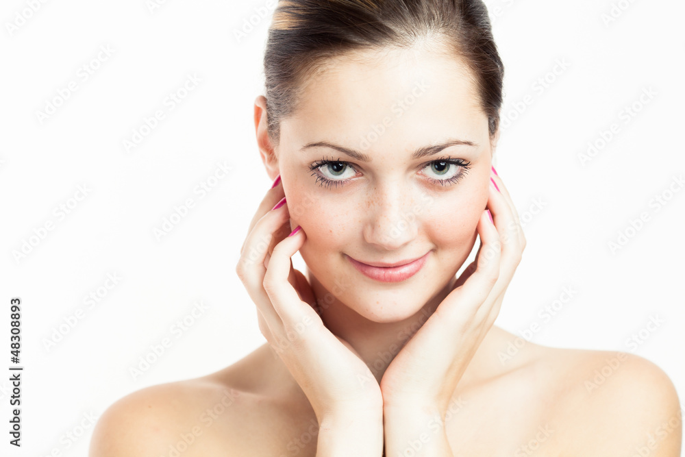 Beautiful Girl Face. Spa Woman. Perfect Skin. Skincare. Beautiful Girl Face. Spa Woman. Perfect Skin. Skincare.