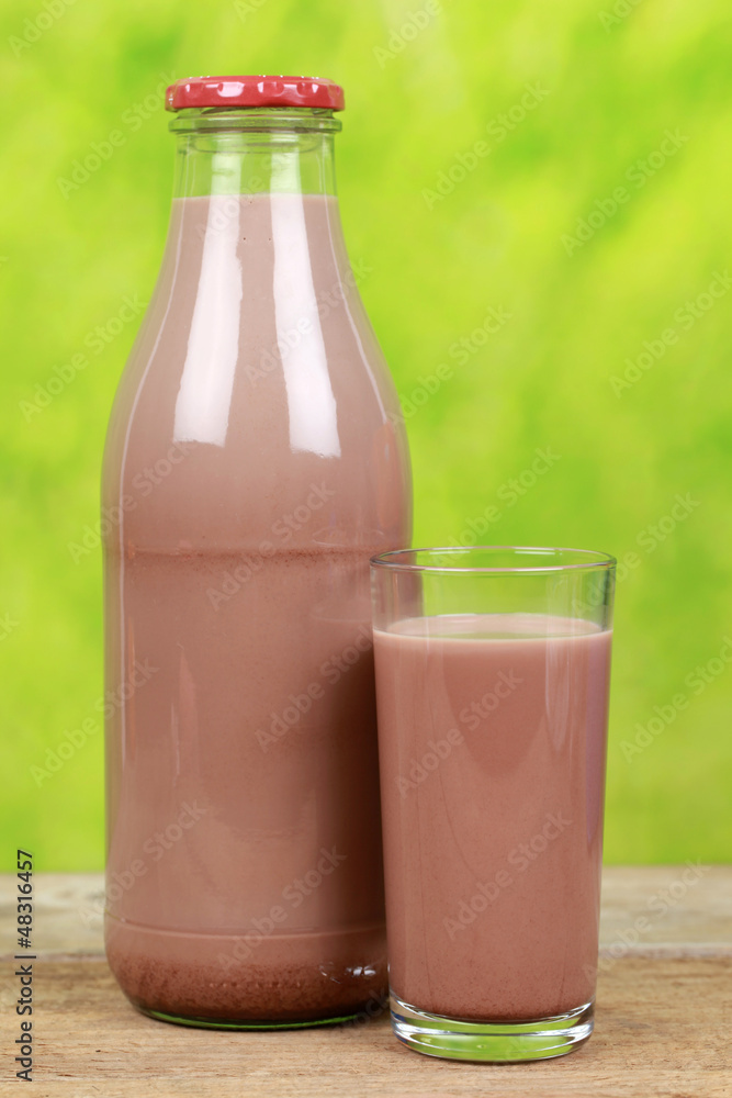 Kakao in einer Flasche Kakao in einer Flasche