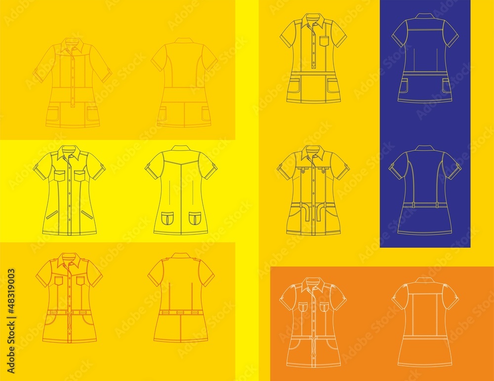 girl set apparel box yellow girl set apparel box yellow