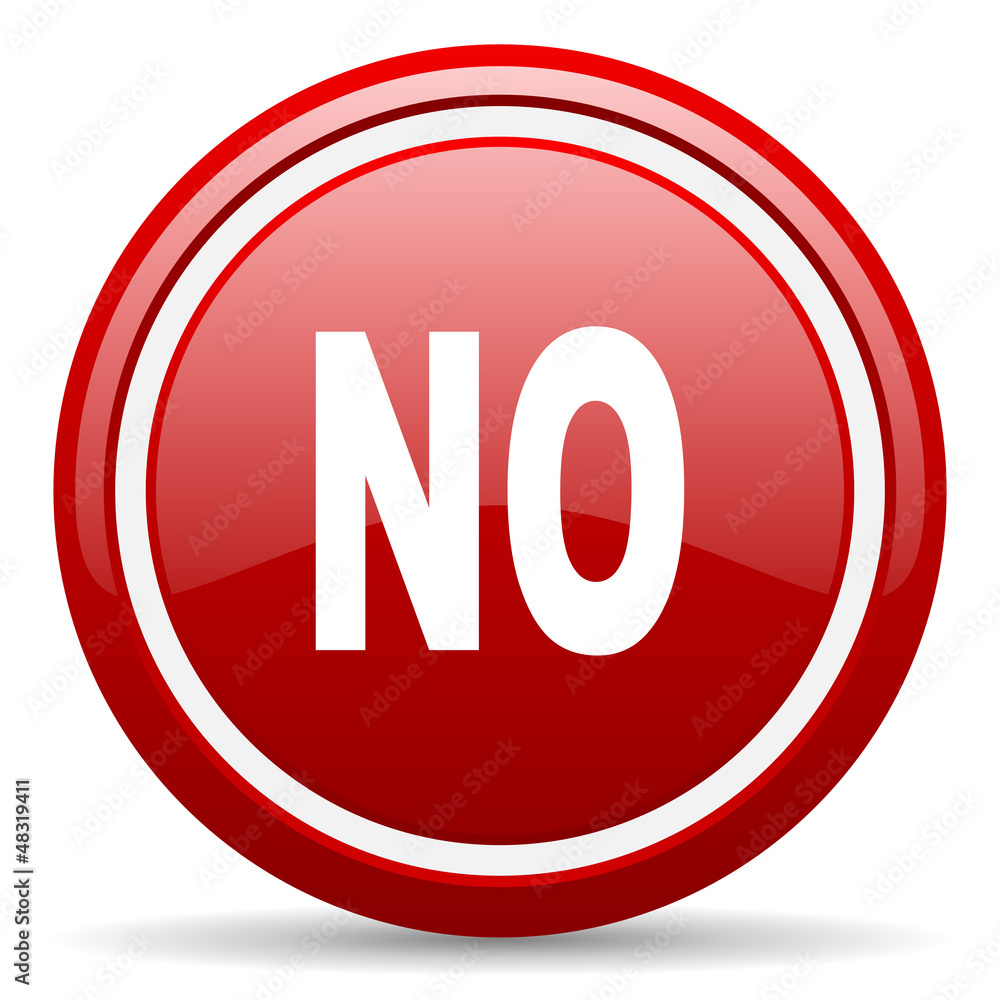 no red glossy icon on white background no red glossy icon on white background