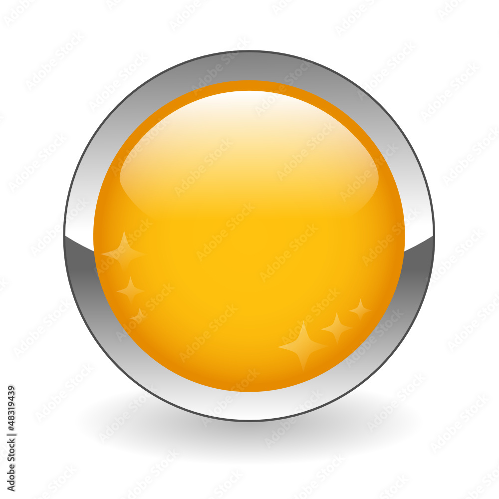 BLANK web button (round orange metallic blank gel) BLANK web button (round orange metallic blank gel)