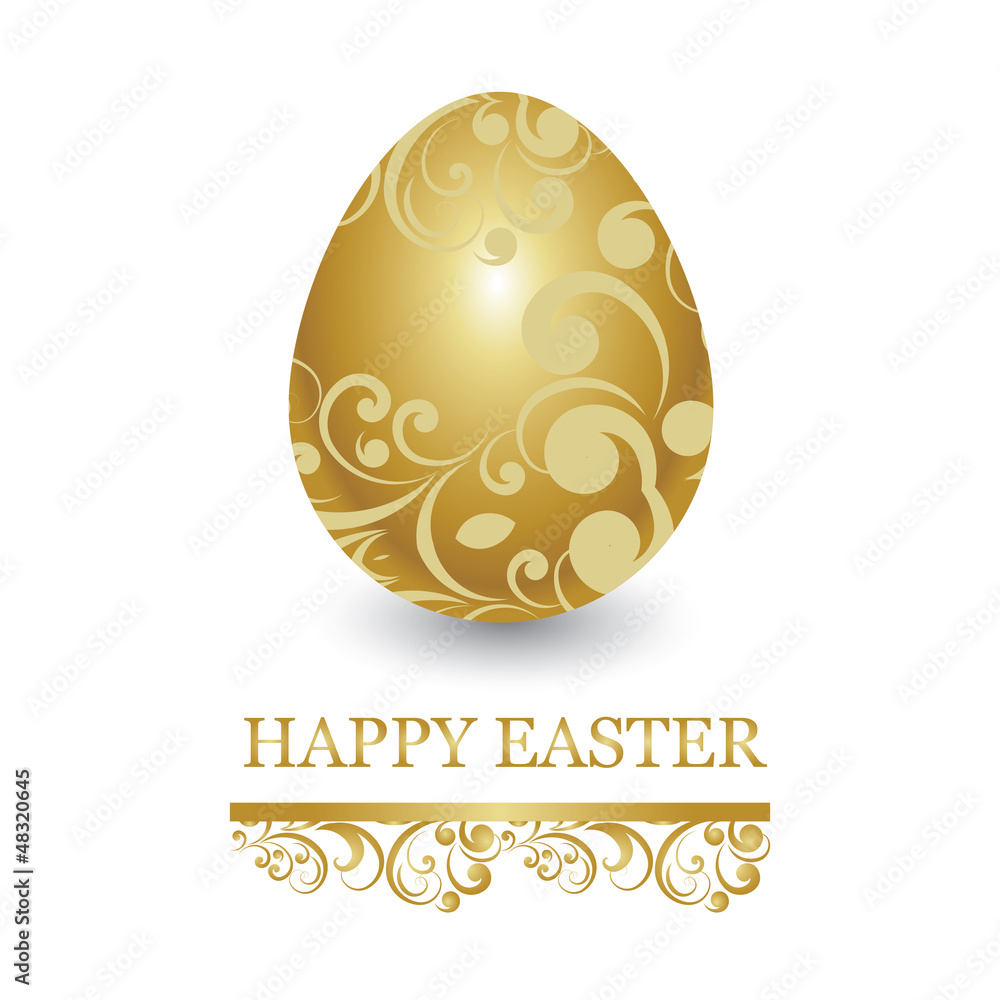 Vector Easter greeting card