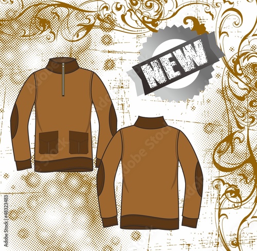 brown jacket