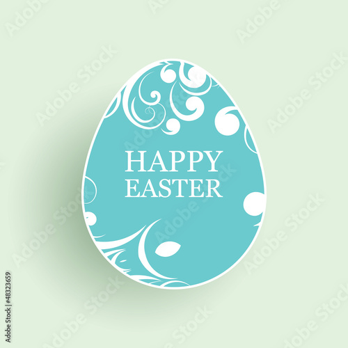 Vector Easter greeting card