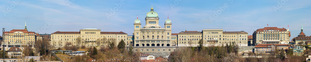 Bundeshaus in Bern, Panoramic View
