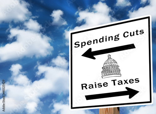 Spending and taxes photo