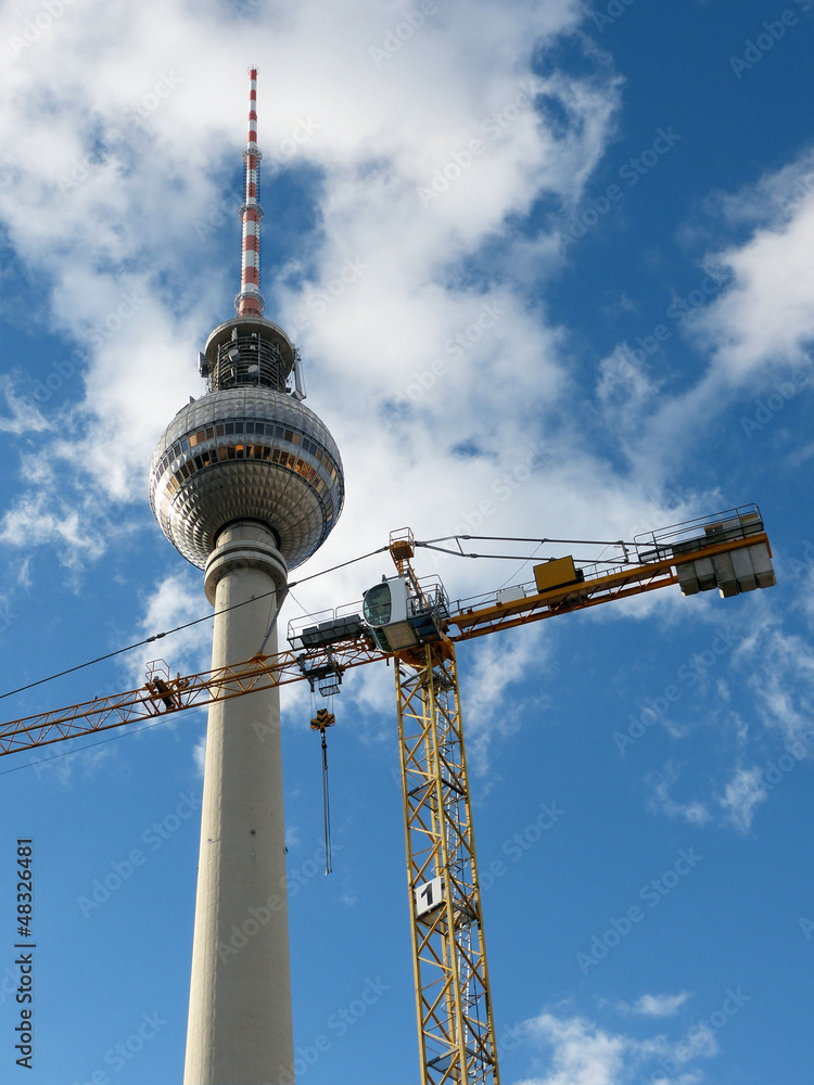 Obraz premium Fernsehturm Berlin