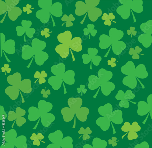vector clover background for St. Patrick day