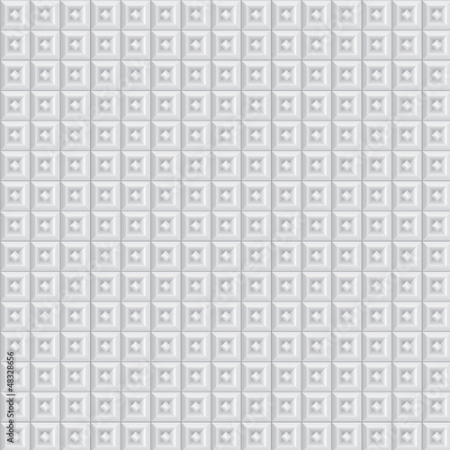 Volumetric texture of white cubes