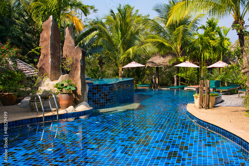 Swimming pool in Thailand