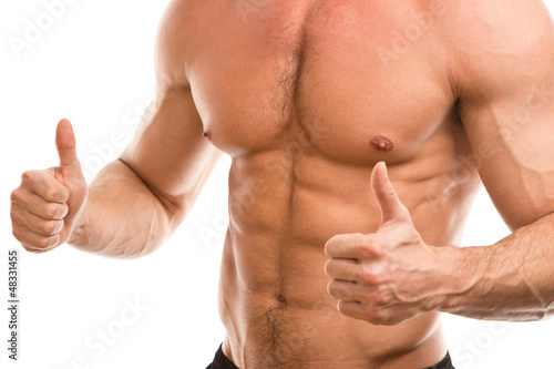 muscular male ok