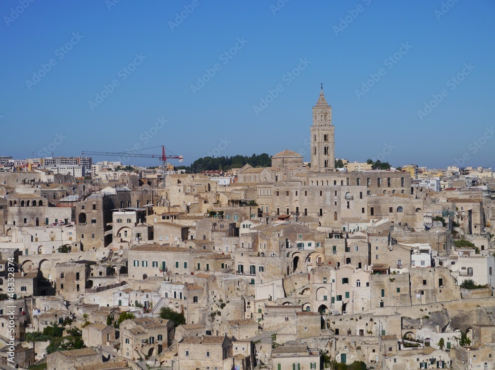 Matera with the rupestrian churches ands houses