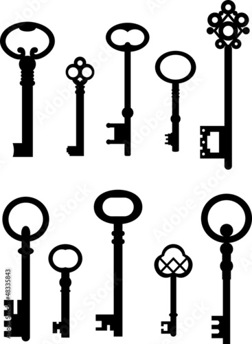 set of old keys