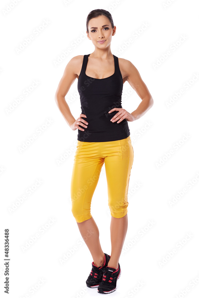 Attractive fit female athlete Attractive fit female athlete