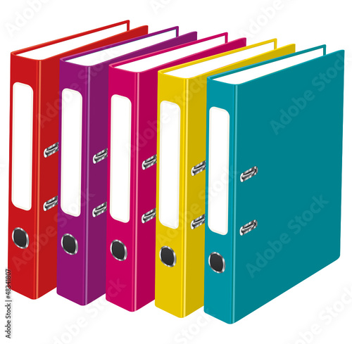 Stationary folders.