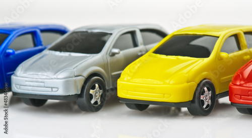 toy cars made ​​of plastic