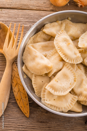  Pierogi.Polish dish . photo