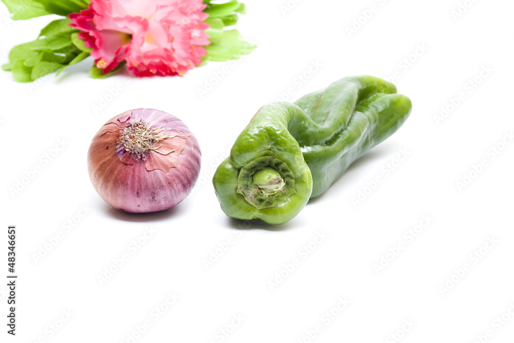 Paprika und Zwiebel Paprika und Zwiebel