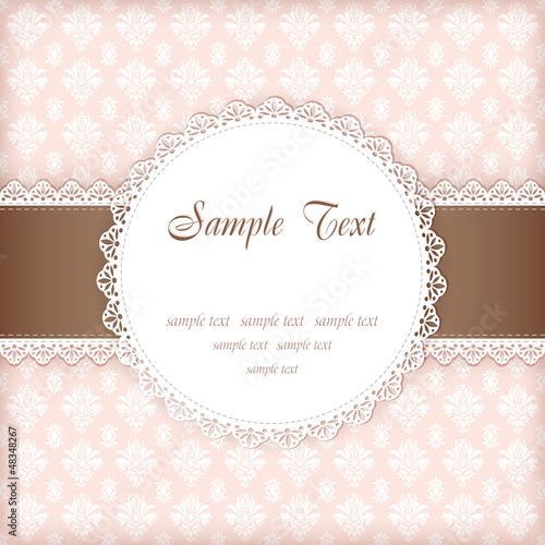 Greating card with place for your text.