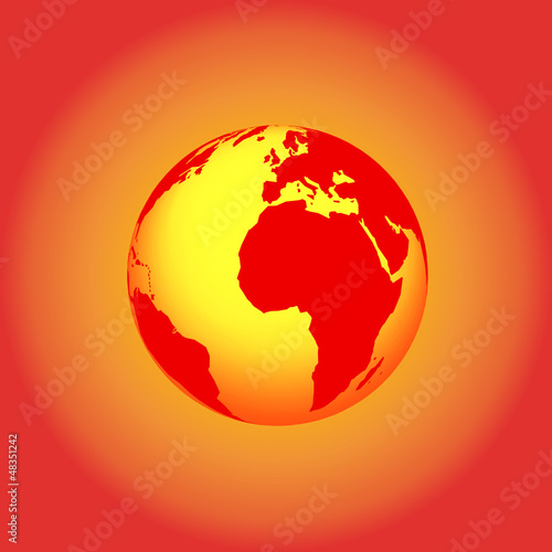 Glowing Earth