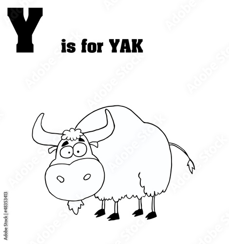 Y Is For Yak Text