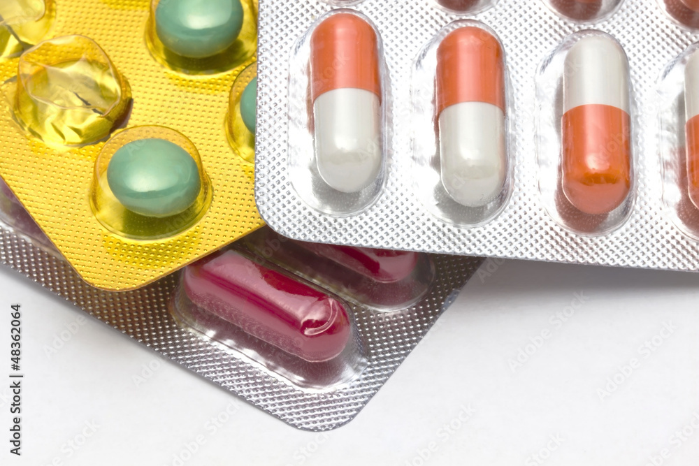Colorful pills Colorful pills
