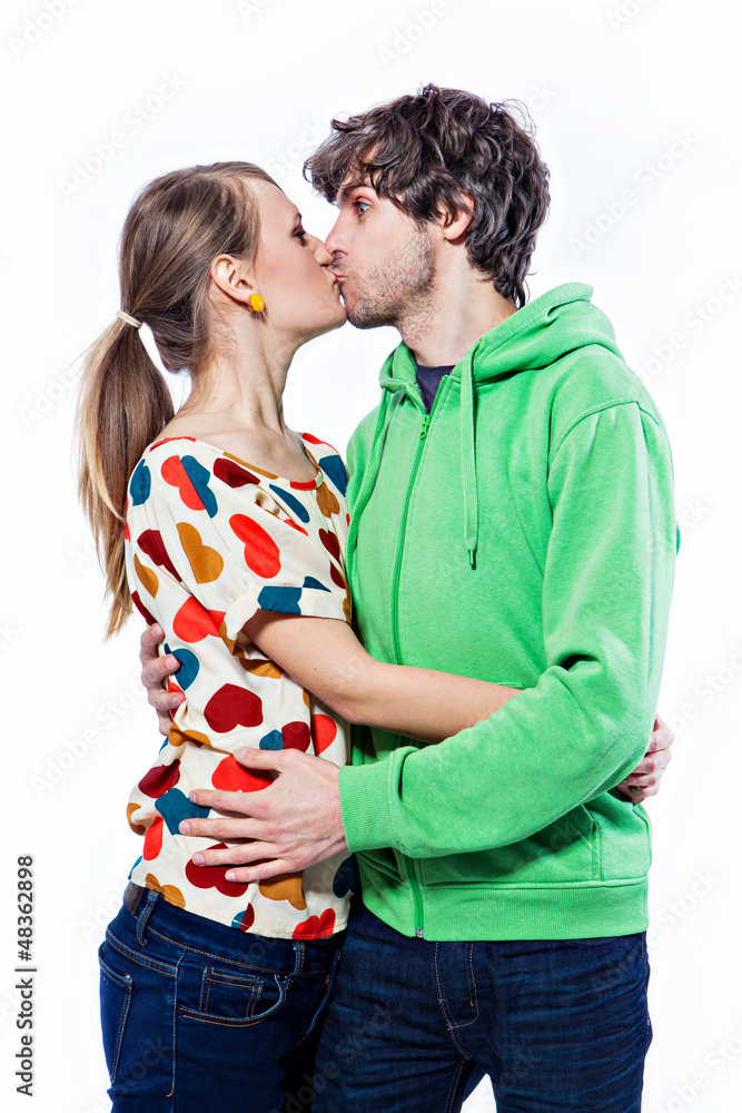 Couple kissing