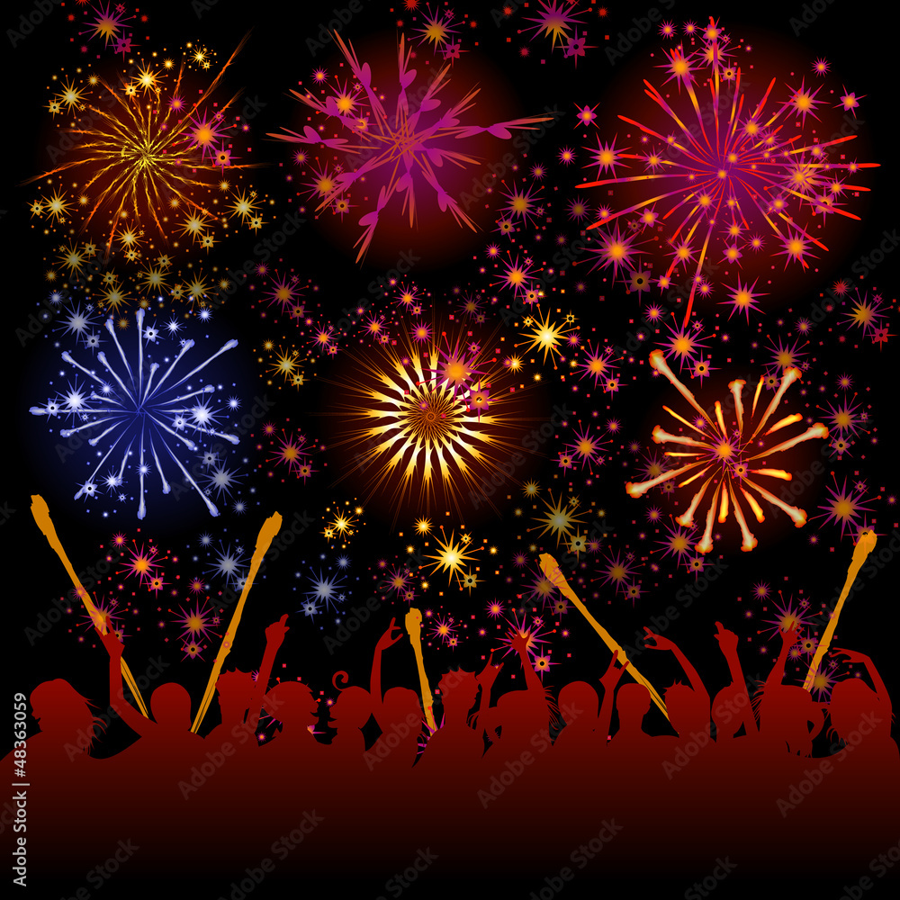Fototapeta premium Fireworks