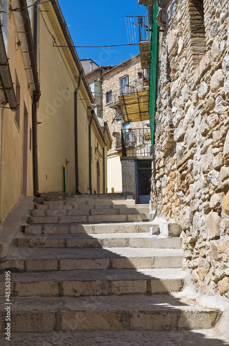 Alleyway. Sant'Agata di Puglia. Puglia. Italy.