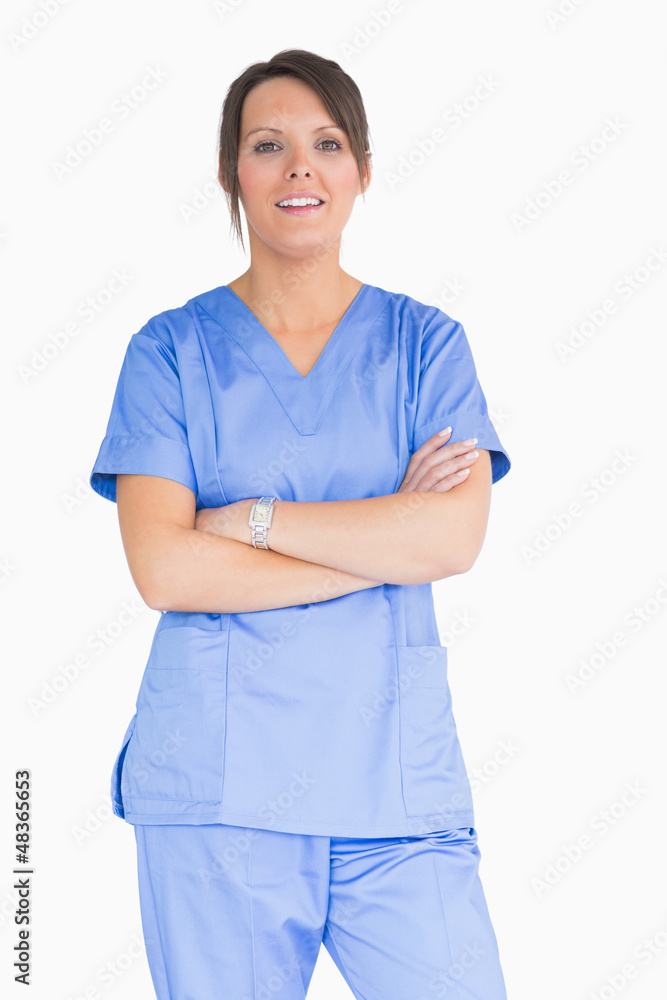 Nurse with arms crossed Nurse with arms crossed