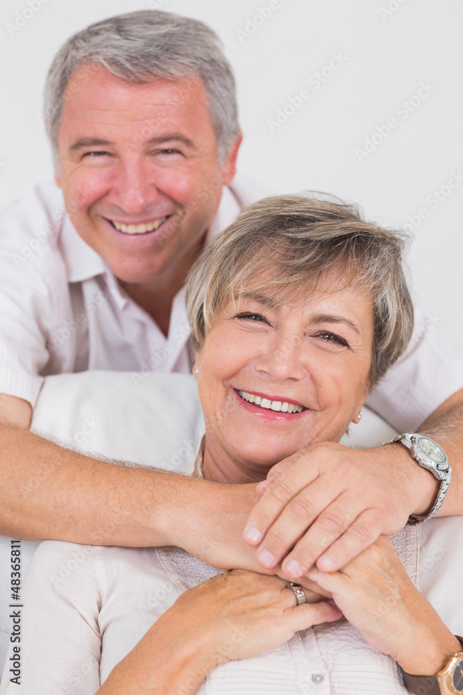 Portrait of smiling old couple Portrait of smiling old couple