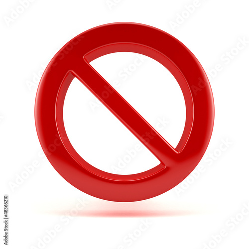 Free Download Stop symbol. 3D sign isolated on white - GFXLoad