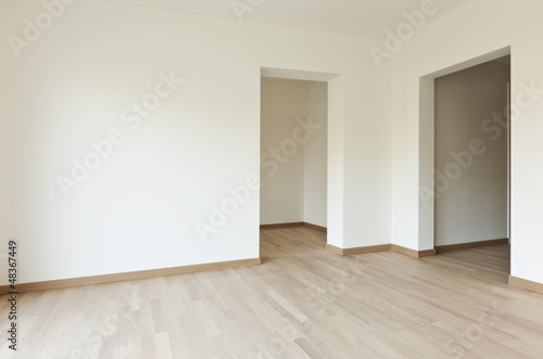 modern architecture, new empty apartment , doors