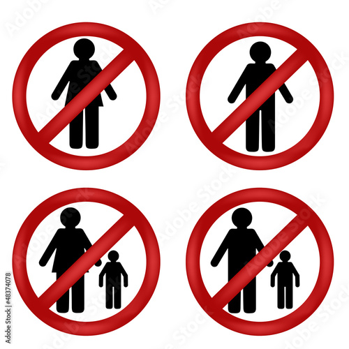 Do not enter sign - Authorized Personnel Only