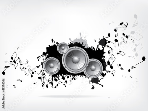 Musical abstract background