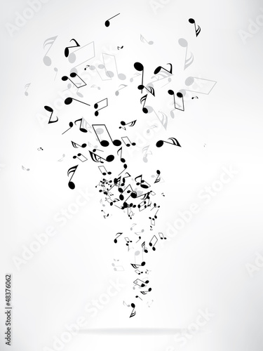 Musical abstract background