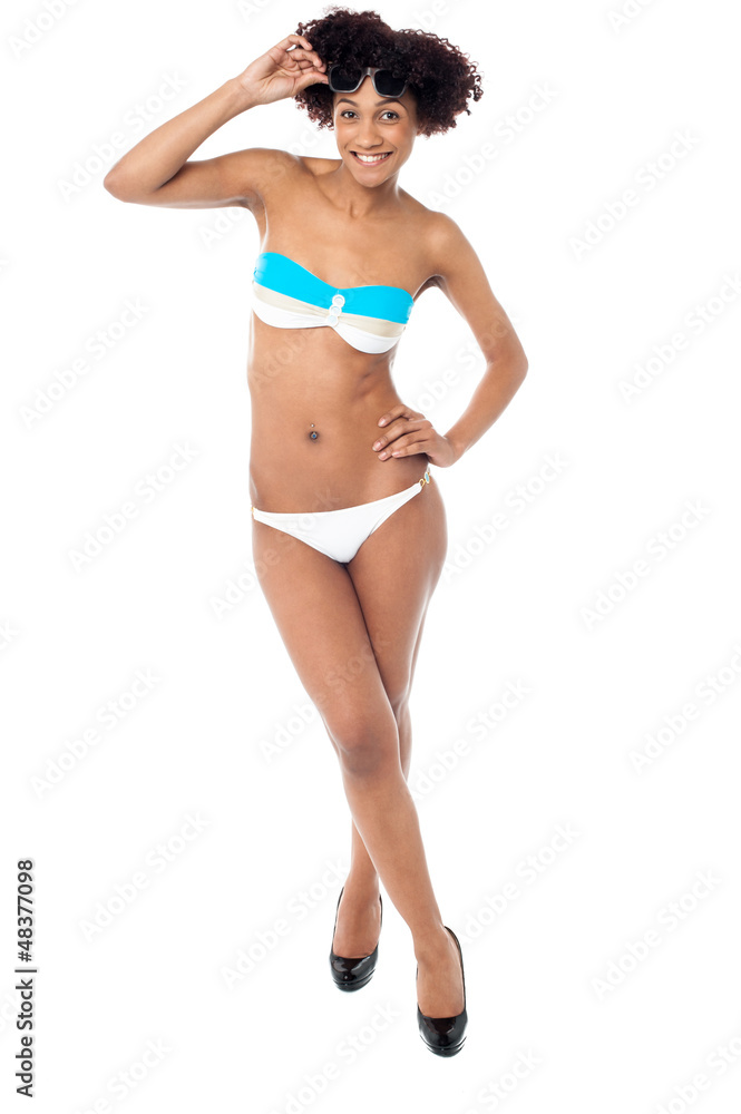 Sexy model in lingerie accentuating her curves Sexy model in lingerie accentuating her curves