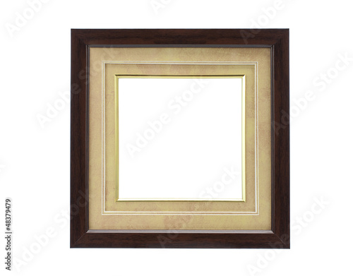 frame isolated on white background with clipping path