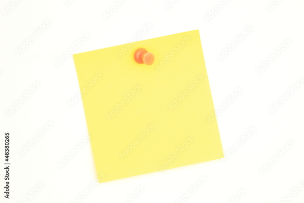 gelbe Pin gelbe Pin