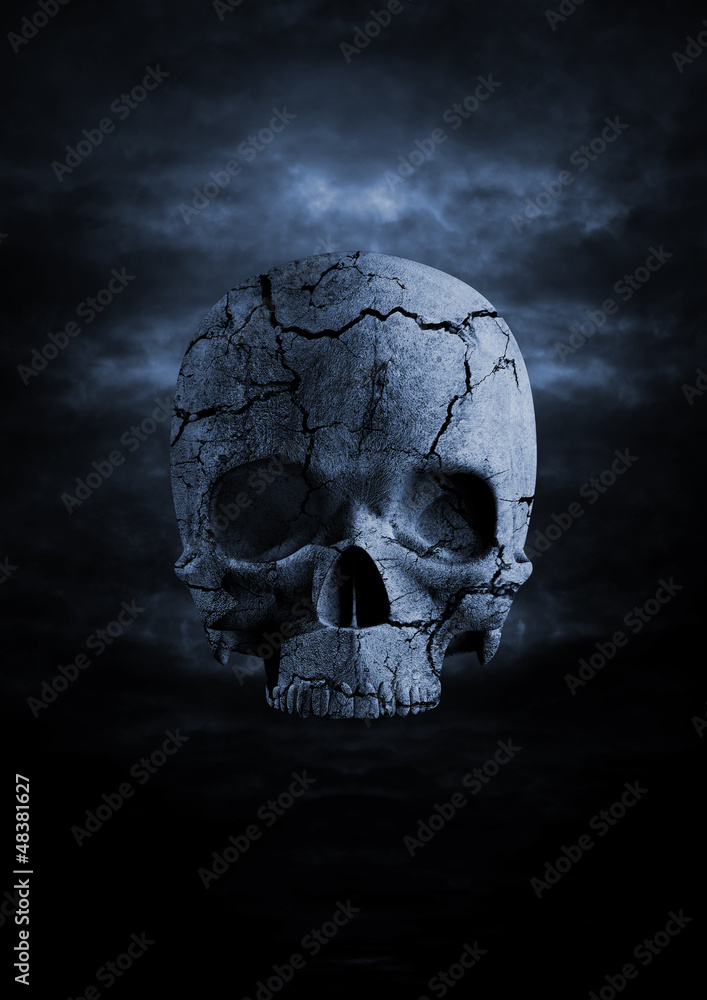 Obraz premium Dark skull