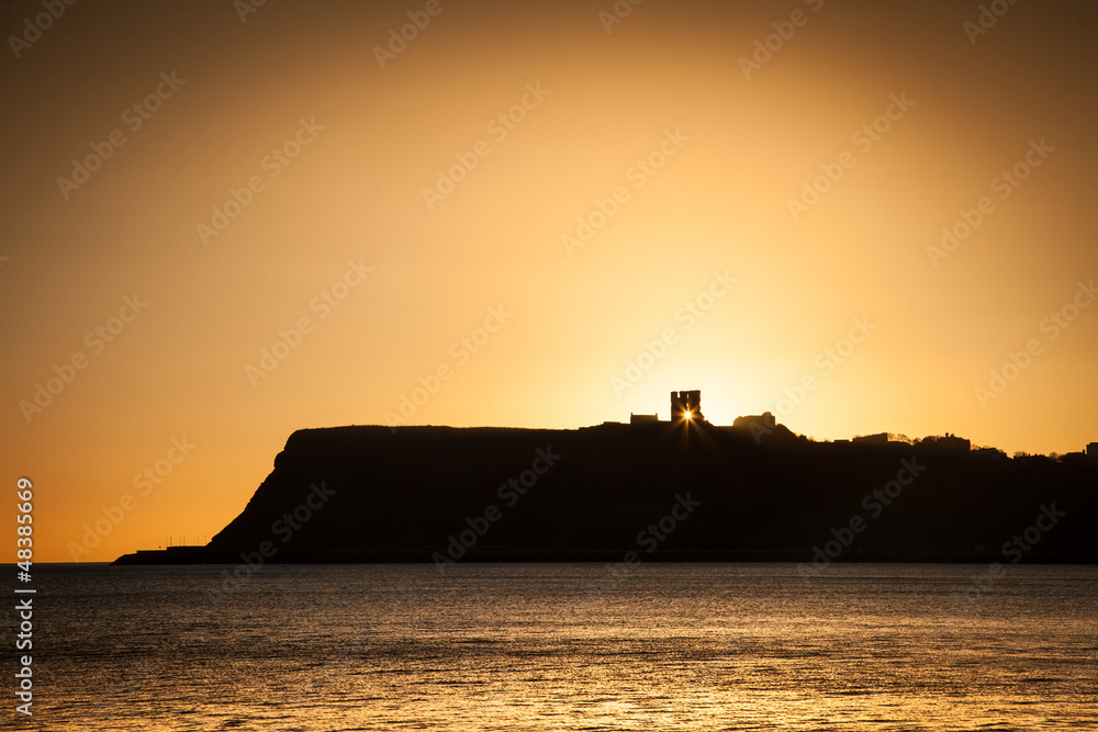 Fototapeta premium Scarborough winter Sunrise