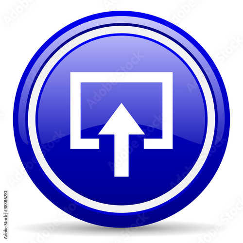enter blue glossy icon on white background Free Download enter blue glossy icon on white background - GFXLoad