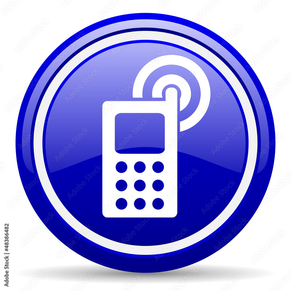 document blue glossy icon on white background document blue glossy icon on white background