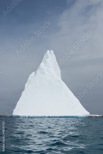 Iceberg in the form of a pyramid.