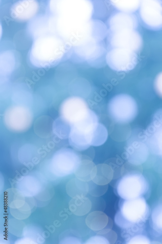 Blue bokeh background